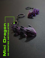 Load image into Gallery viewer, 3D Printed Mini Dragons - Keyrings