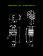 Load image into Gallery viewer, Bambu Lab P1S P1P X1 X1C X1E V2.0 Hotend Kit Upgrade