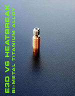 Load image into Gallery viewer, E3D V6 Titanium Alloy Bi-Metal Heat Break Throat