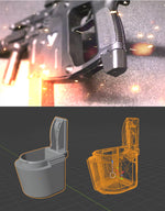 Load image into Gallery viewer, Kriss Vector V2 Gel Blaster Battery Extension Cover