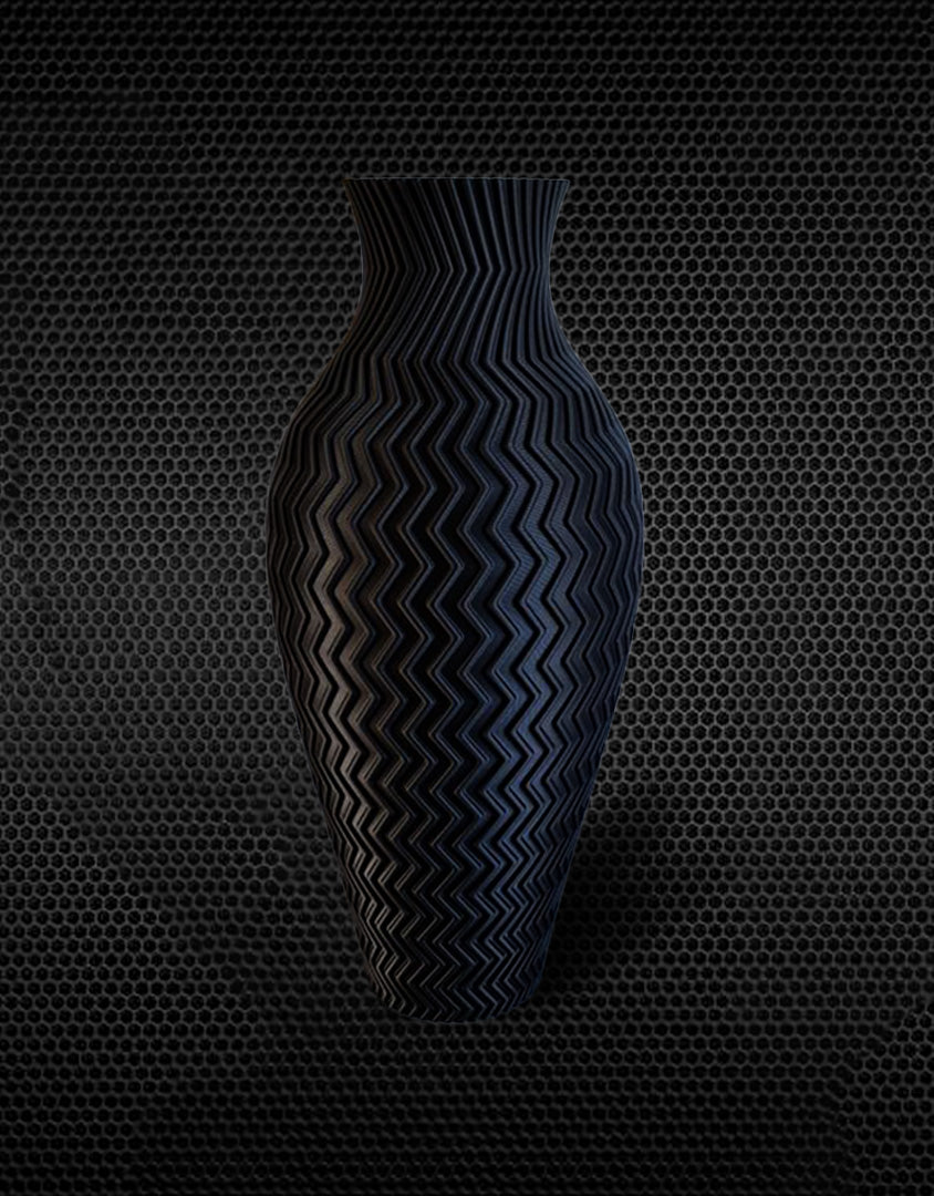 Black-PLA-Filament-1kg-Brisbane-Melbourne-Australia-Vanguard-3d.au-vase